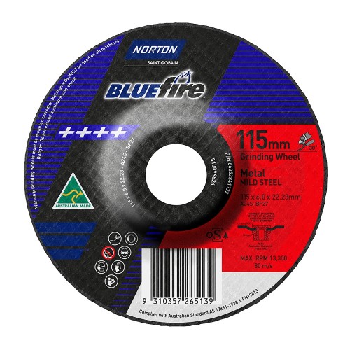 115x6x22 Metal Grinding Disc