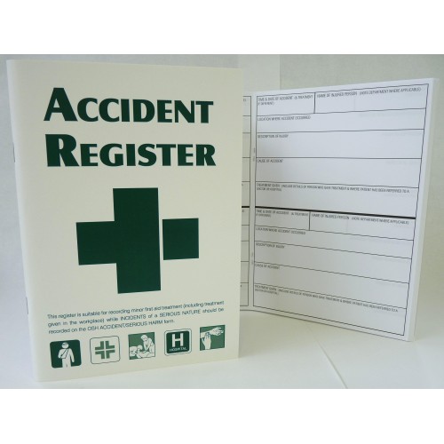 Accident Register Book