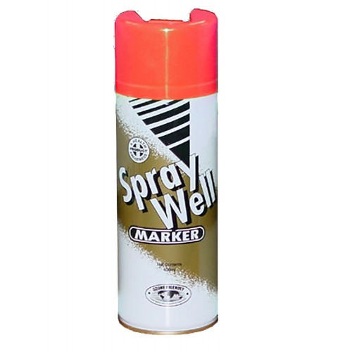 Upsidedown Red Marker Paint