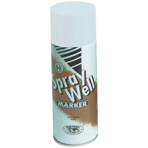 Upsidedown White Marker Paint
