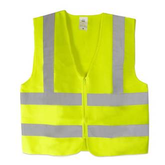 Fluro Yellow Standard Vest