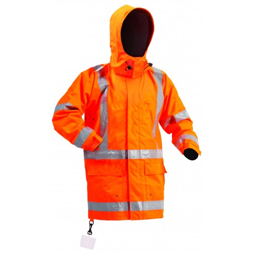 SW Orange Lined Hi Viz Jacket