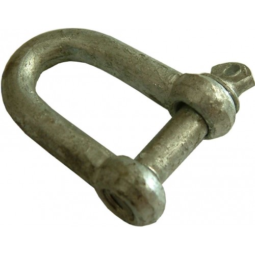 3/16  5mm Galv D Shackle