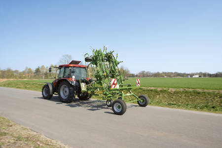 Krone KWT Trailed Rotary Tedder with Running Gear