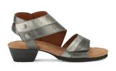 Walking Cradle Calista Pewter Sandal in a W and WW Width