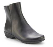 Walking Cradle Elise Black Ankle Boot in a W and a WW Width