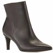 Walking Cradle Shine Black Ankle Dress Boot in a W and a WW WIdth