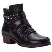 Propet WFX135L Rosie Black Ankle Boot in a  2E Width