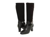 Ros Hommerson Weston Super Wide Calf Black Boot in a W and WW Width