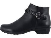 Walking Cradle Eleanor Black Ankle Boot in a W and a WW Width