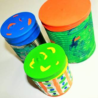 Make your own tin can drums