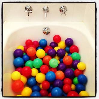 Make your own ball bath