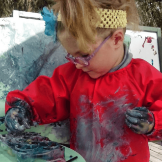 Messy play survival tips for parents
