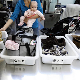 TSA tips on traveling with small children through a security checkpoint at  Philadelphia International Airport