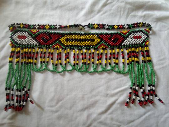 Multicolored Beaded Head dress