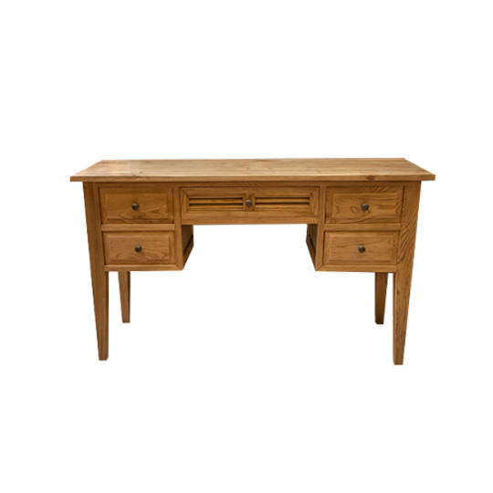 American Oak Dresser / Desk 5 Drawer
