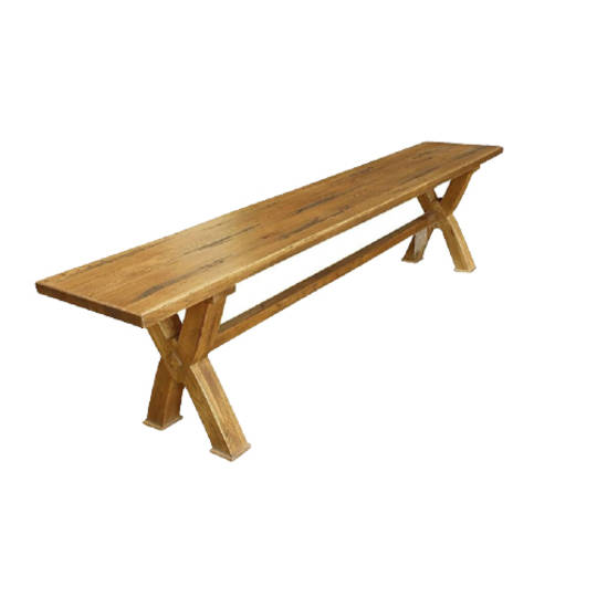 Antique Light Oak Bench Seat 1.8M