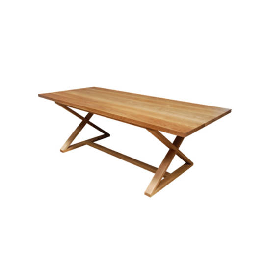 Oakleigh X-Leg Oak Table 2M