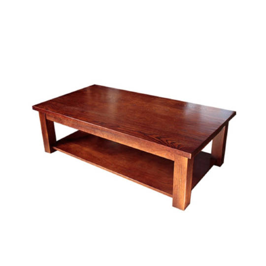 Oakleigh Oak Coffee Table 1200 with Drawers and Shelf