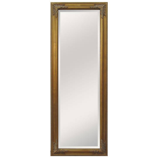 Antique Effect Beveled Dress Mirror