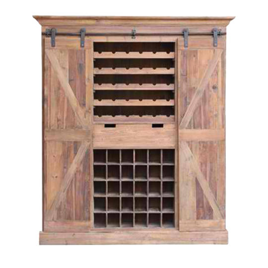 Bar & Wine Unit With Sliding Doors