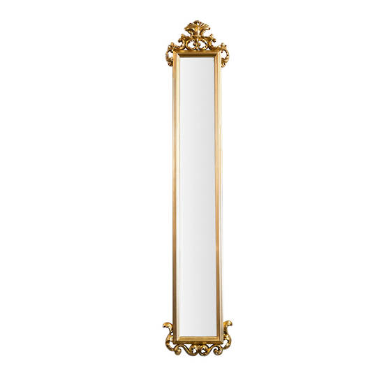 Beveled Dress Mirror Gold