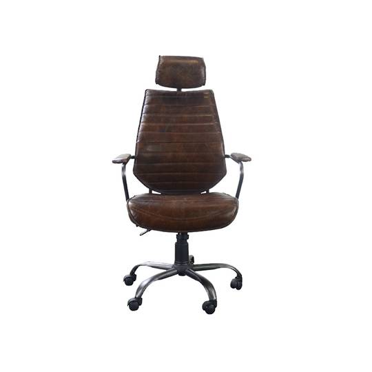 Birmingham Vintage Leather Study Chair