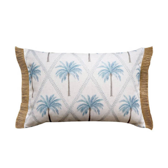 Capricorn Blue Lumbar Cushion