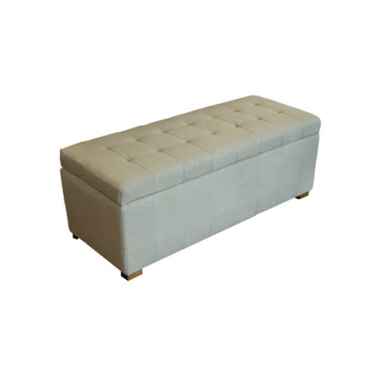 Cuba Linen Ottoman Blanket Box