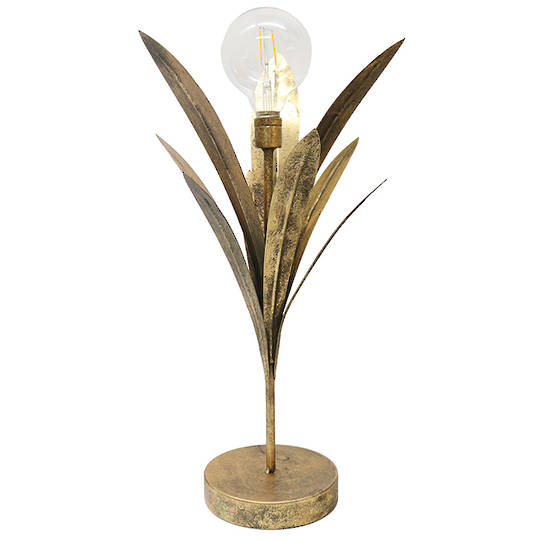 Flax Leaf LED Lamp 53cm