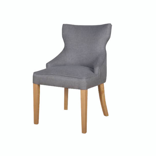 Fleur Dining Chair Grey Fabric