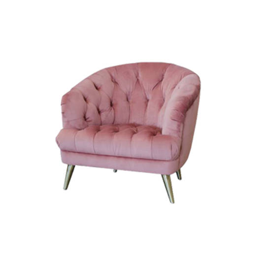 A&J Florence Chair Plush Rose