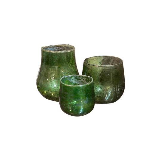 Green Jars - Set of 3