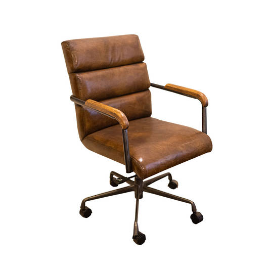 Hagley Vintage Leather Office Chair