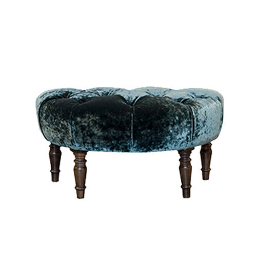 Imogen Foot Stool Lavish Emerald