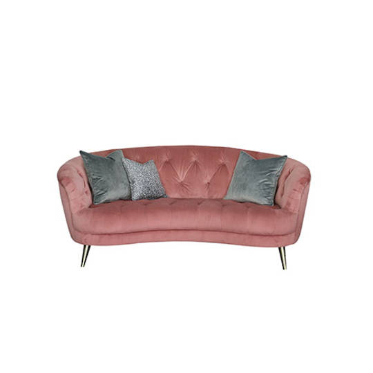 Jean Midi Sofa - Plush Rose