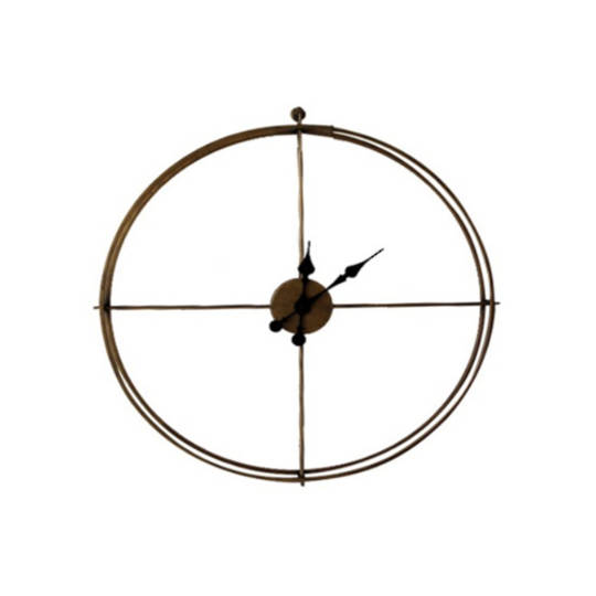 Metal Framed Wall Clock Large