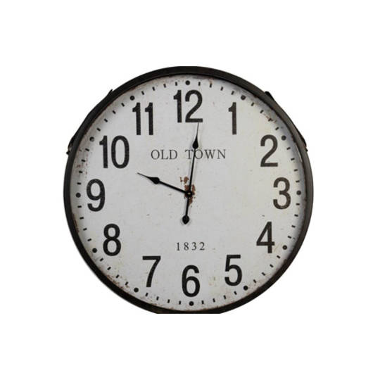 Old Town Iron Wall Clock 81cm