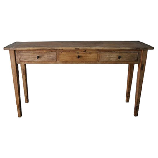 Console Recycled Elm 3 Drawer