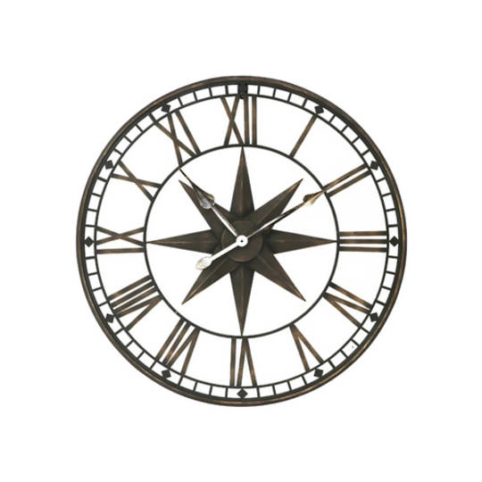 Star Iron Wall Clock