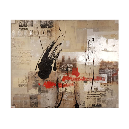 Modern Rustic Abstract Artwork