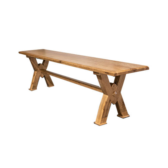 Antique Light Oak Bench Seat 1.8M