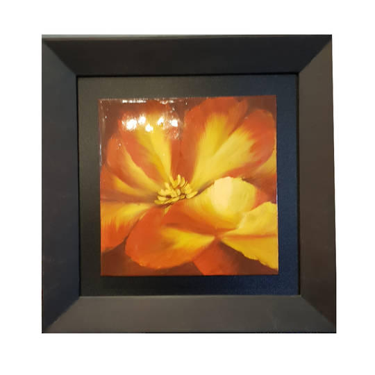 Flower Wall Art Piece Square
