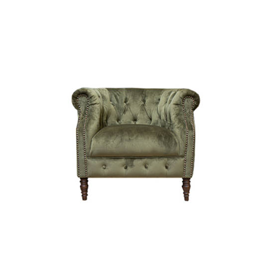 Jude Chair Plush Velvet Green
