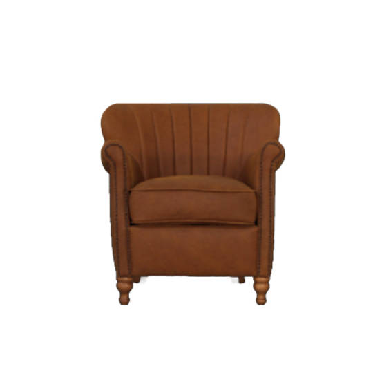 Percy Chair Leather Tan