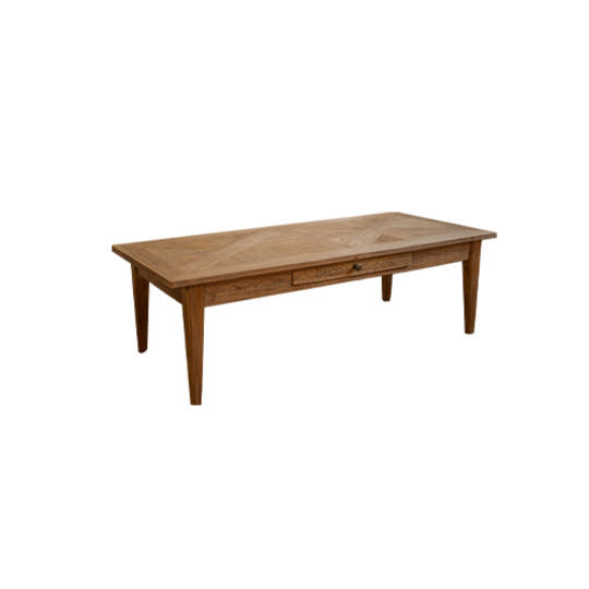 Elm Parqueterie 1 Draw Coffee Table
