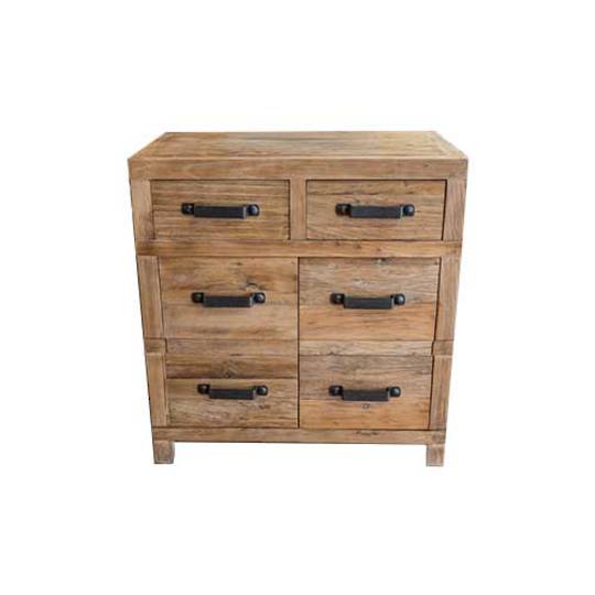 Reclaimed Elm 2 Drawer 2 Small Cabinet