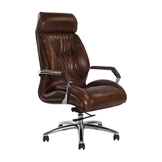 GM Adjustable Desk Chair - Vintage Cigar Brown