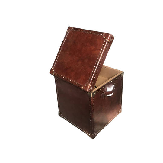 Vintage Leather Trunk