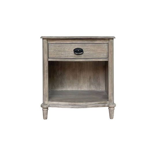 Bayur Grey Washed Oak Bedside